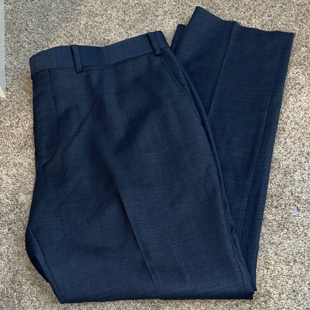 Original Penguin Blue Wool Blend Trousers